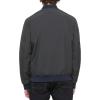 imageTommy Hilfiger Mens Lightweight Varsity Rib Knit Bomber JacketCharcoalNavy