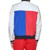 imageTommy Hilfiger Mens Lightweight Varsity Rib Knit Bomber JacketIce Combo