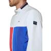 imageTommy Hilfiger Mens Lightweight Varsity Rib Knit Bomber JacketIce Combo