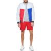 imageTommy Hilfiger Mens Lightweight Varsity Rib Knit Bomber JacketIce Combo