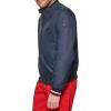 imageTommy Hilfiger Mens Lightweight Varsity Rib Knit Bomber JacketNavy Poly