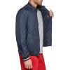 imageTommy Hilfiger Mens Lightweight Varsity Rib Knit Bomber JacketNavy Poly