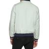 imageTommy Hilfiger Mens Lightweight Varsity Rib Knit Bomber JacketPastel Green