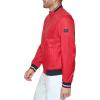 imageTommy Hilfiger Mens Lightweight Varsity Rib Knit Bomber JacketRed Poly