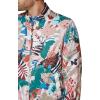 imageTommy Hilfiger Mens Lightweight Varsity Rib Knit Bomber JacketTropical Print