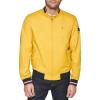 imageTommy Hilfiger Mens Lightweight Varsity Rib Knit Bomber JacketYellow Poly