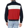 imageTommy Hilfiger Mens Yachting Bomber JacketMidnightIceRed Colorblock