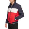 imageTommy Hilfiger Mens Yachting Bomber JacketMidnightIceRed Colorblock