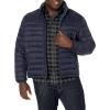 imageTommy Hilfiger Mens Ultra Loft Lightweight Packable Puffer Jacket Standard and Big ampamp Tall Midnight wPatch 3X