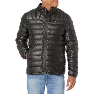 imageTommy Hilfiger Mens Water Resistant Ultra Loft Down Alternative Puffer JacketBlack Faux Leather