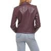 imageLevis Womens The Classic Faux Leather Moto Jacket Regular ampamp Plus SizeBurgundy Red