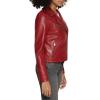 imageLevis Womens The Classic Faux Leather Moto Jacket Regular ampamp Plus SizeDeep Cherry Red