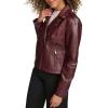imageLevis Womens The Classic Faux Leather Moto Jacket Regular ampamp Plus SizeFig Gloss Pu