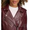 imageLevis Womens The Classic Faux Leather Moto Jacket Regular ampamp Plus SizeFig Gloss Pu