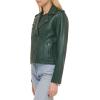 imageLevis Womens The Classic Faux Leather Moto Jacket Regular ampamp Plus SizeLight Pine