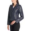 imageLevis Womens The Classic Faux Leather Moto Jacket Regular ampamp Plus SizeNavy