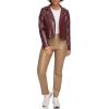 imageLevis Womens The Classic Faux Leather Moto Jacket Regular ampamp Plus SizeOxblood Gloss Pu