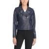 imageLevis Womens The Classic Faux Leather Moto Jacket Regular ampamp Plus SizeNavy