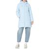 imageTommy Hilfiger Womens Solid Long Puffer Untrimmed Hood Long JacketCerulean