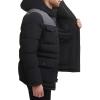 imageLevis Mens Arctic Cloth Quilted Lined Performance ParkaBlkCharcoal