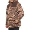 imageLevis Mens Arctic Cloth Quilted Lined Performance ParkaKhaki Camo Colorblock