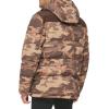 imageLevis Mens Arctic Cloth Quilted Lined Performance ParkaKhaki Camo Colorblock