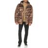 imageLevis Mens Arctic Cloth Quilted Lined Performance ParkaKhaki Camo Colorblock