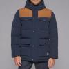 imageLevis Mens Arctic Cloth Quilted Lined Performance ParkaNavy Colorblock