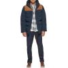 imageLevis Mens Arctic Cloth Quilted Lined Performance ParkaNavyWorker Brown