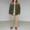 imageLevis Mens Arctic Cloth Quilted Lined Performance ParkaOliveBrown