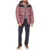 imageLevis Mens Arctic Cloth Quilted Lined Performance ParkaRed Bandana Colorblock