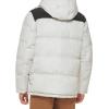 imageLevis Mens Arctic Cloth Quilted Lined Performance ParkaWhite Bandana Colorblock