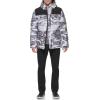 imageLevis Mens Arctic Cloth Quilted Lined Performance ParkaWhite Camo Colorblock