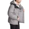 imageLevis Mens Performance Hooded Puffer Trucker Jacket Regular ampamp Big ampamp Tall SizesBlack Heather Grey