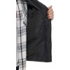 imageLevis Mens Performance Hooded Puffer Trucker Jacket Regular ampamp Big ampamp Tall SizesBlack Solid