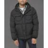 imageLevis Mens Performance Hooded Puffer Trucker Jacket Regular ampamp Big ampamp Tall SizesBlack Solid