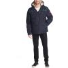 imageLevis Mens Performance Hooded Puffer Trucker Jacket Regular ampamp Big ampamp Tall SizesBlack Watch PlaidBlack