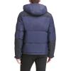 imageLevis Mens Performance Hooded Puffer Trucker Jacket Regular ampamp Big ampamp Tall SizesBlackNavy