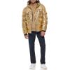 imageLevis Mens Performance Hooded Puffer Trucker Jacket Regular ampamp Big ampamp Tall SizesGold Bandana