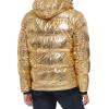 imageLevis Mens Performance Hooded Puffer Trucker Jacket Regular ampamp Big ampamp Tall SizesGold Bandana