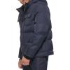 imageLevis Mens Performance Hooded Puffer Trucker Jacket Regular ampamp Big ampamp Tall SizesNavy Solid