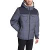 imageLevis Mens Performance Hooded Puffer Trucker Jacket Regular ampamp Big ampamp Tall SizesNavyHeather Navy