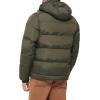 imageLevis Mens Performance Hooded Puffer Trucker Jacket Regular ampamp Big ampamp Tall SizesOlive Solid