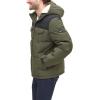 imageLevis Mens Performance Hooded Puffer Trucker Jacket Regular ampamp Big ampamp Tall SizesOliveBlack