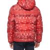 imageLevis Mens Performance Hooded Puffer Trucker Jacket Regular ampamp Big ampamp Tall SizesRed Bandana