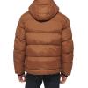 imageLevis Mens Performance Hooded Puffer Trucker Jacket Regular ampamp Big ampamp Tall SizesWorker Brown Solid