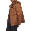 imageLevis Mens Performance Hooded Puffer Trucker Jacket Regular ampamp Big ampamp Tall SizesWorker Brown Solid