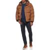 imageLevis Mens Performance Hooded Puffer Trucker Jacket Regular ampamp Big ampamp Tall SizesWorker Brown Solid
