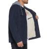 imageLevis Mens Plaid Sherpa Lined Hooded Shirt Jacket Regular ampamp Big ampamp Tall SizesNavy Corduroy