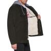 imageLevis Mens Plaid Sherpa Lined Hooded Shirt Jacket Regular ampamp Big ampamp Tall SizesOlive Corduroy